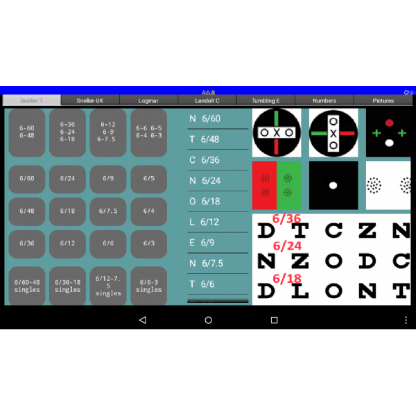 Digital test chart